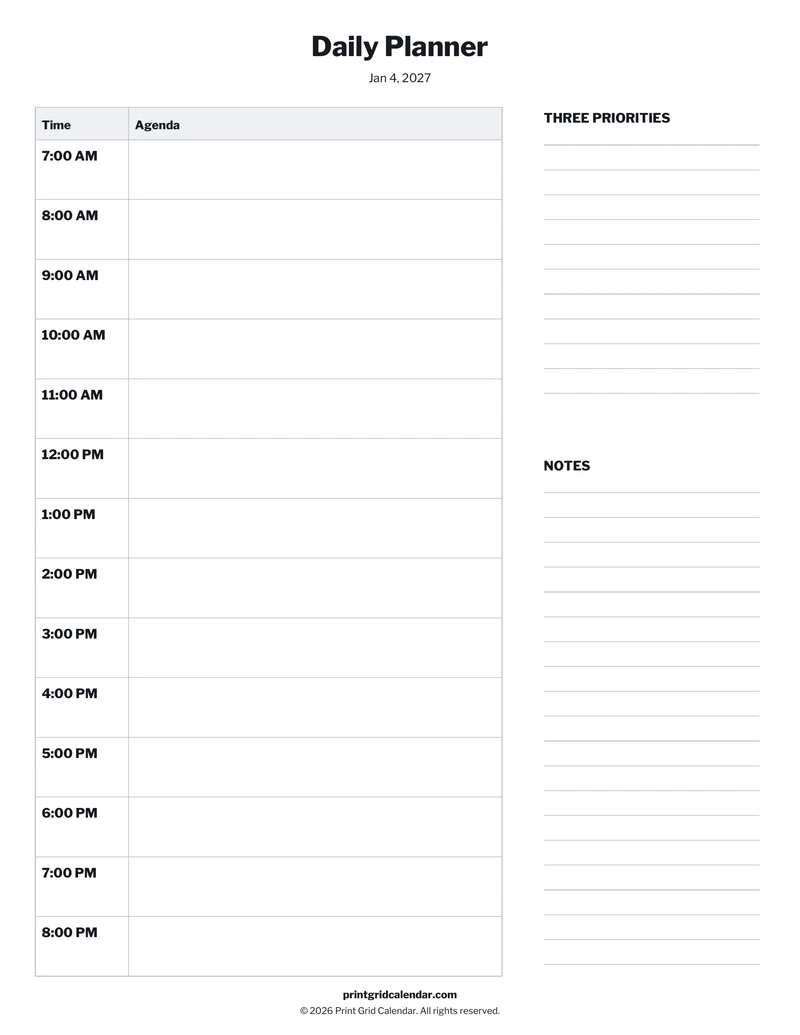 Landscape Architecture Notes.pdf Free Printable Daily Planner | PDF Download